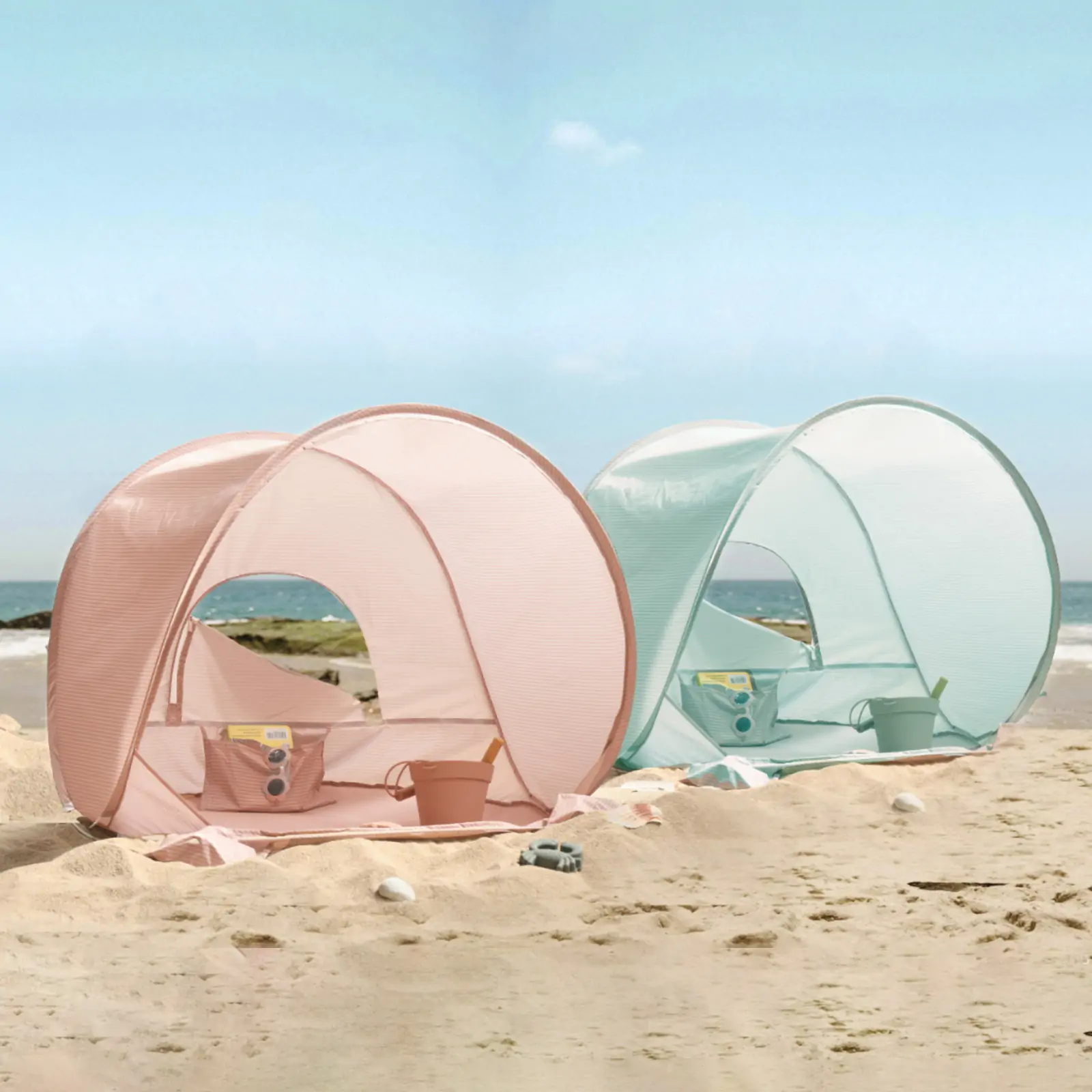 Tiny Land® Baby Beach Tent – Sea Blue Play Tent for Outdoor Fun - Image 11