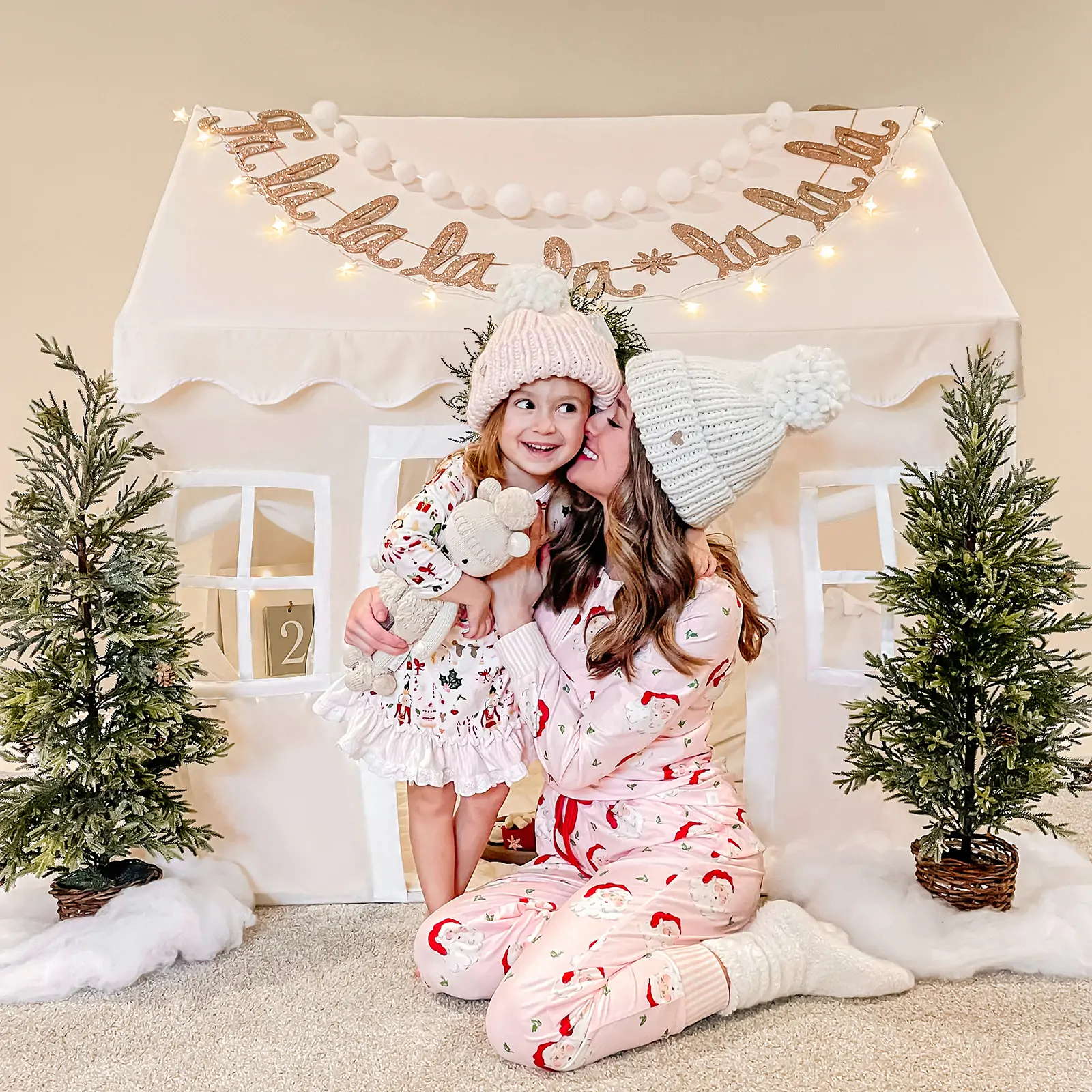 Tiny Land® Playhouse Tent – Natural Cream Indoor Tent for Kids - Image 3