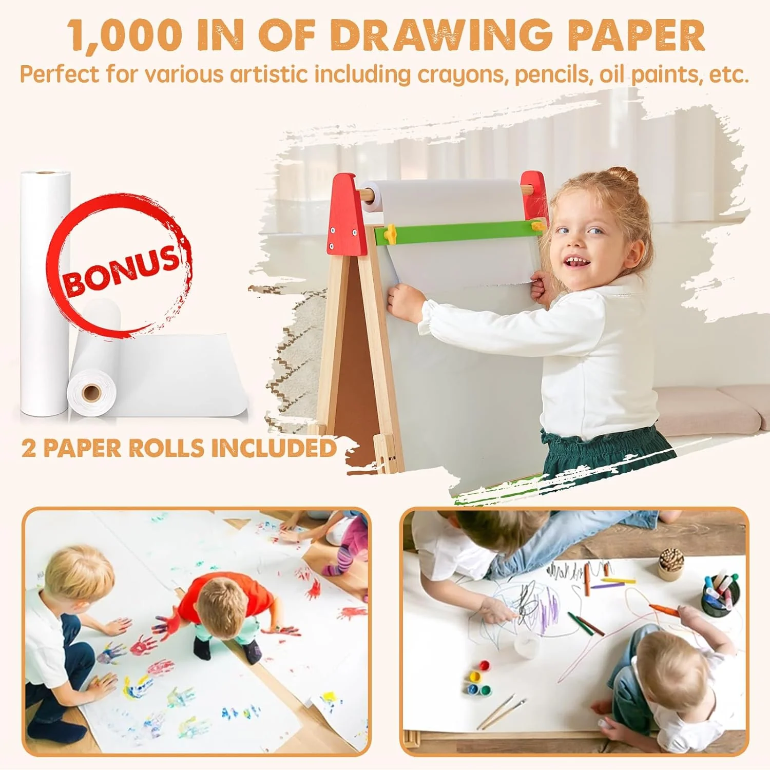 Tiny LandĀ® 3-in-1 Art Easel for Kids - Image 4