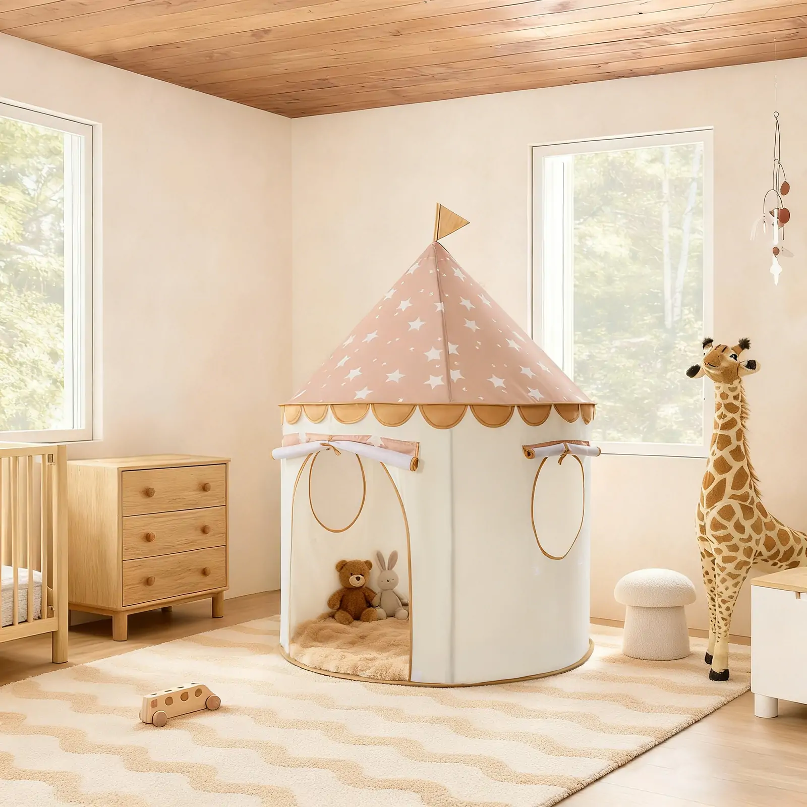Tiny LandĀ® Cheerful Pennant Castle Tent - Image 10
