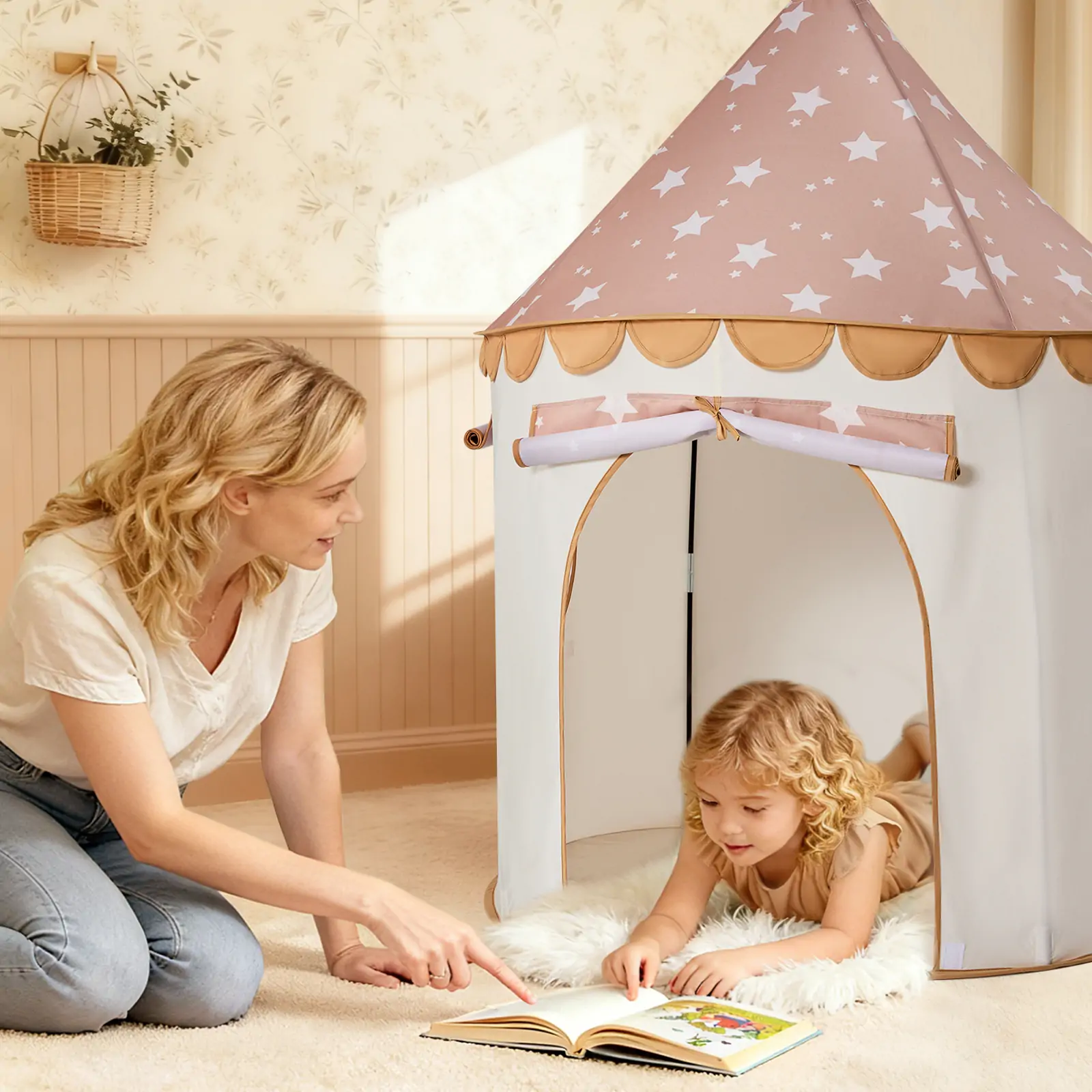 Tiny LandĀ® Cheerful Pennant Castle Tent - Image 7