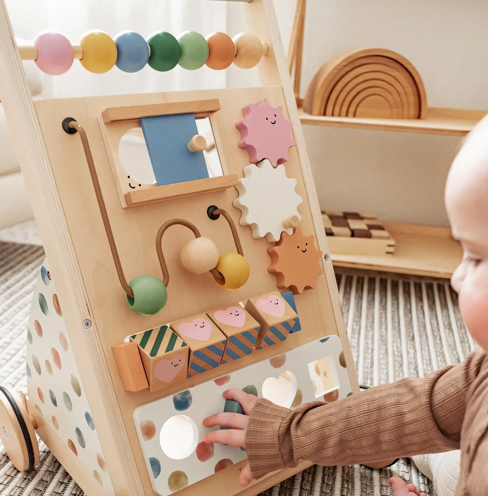 Complete Development Playset — Baby Walker + Activity Cube - Image 9