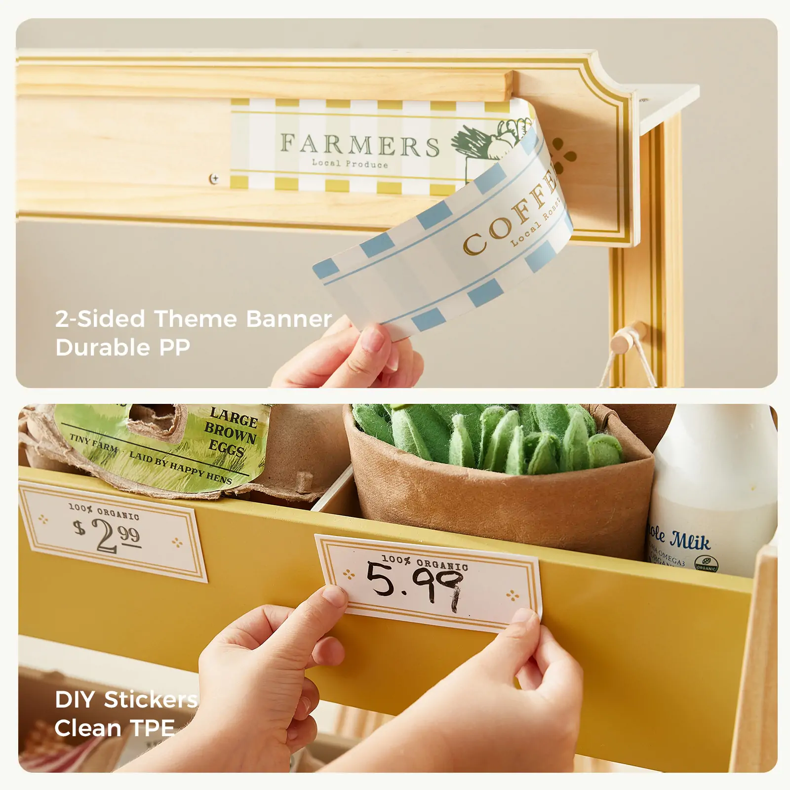 Tiny Land® Kid's Grocery Store Playset - Image 10