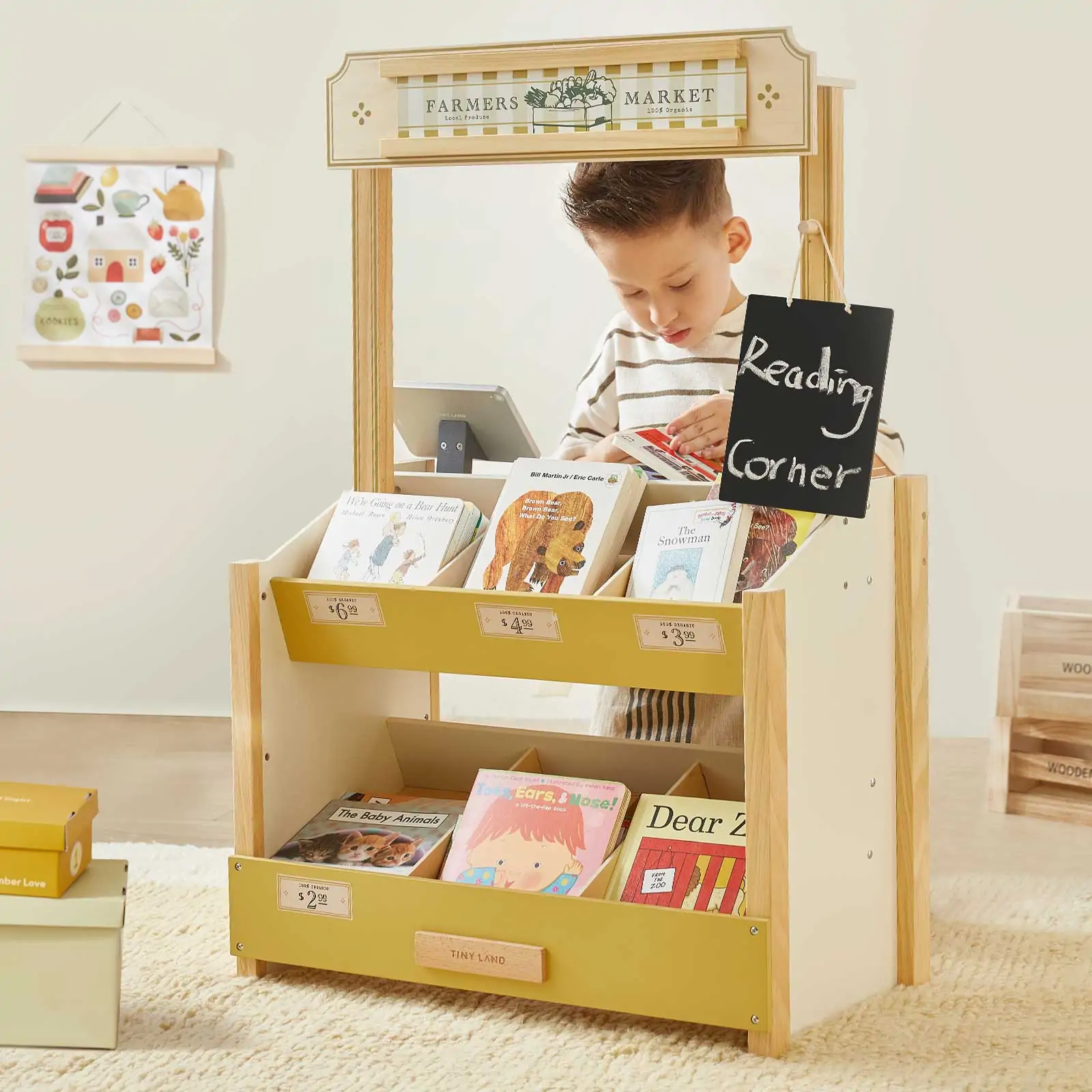 Tiny Land® Kid's Grocery Store Playset - Image 6