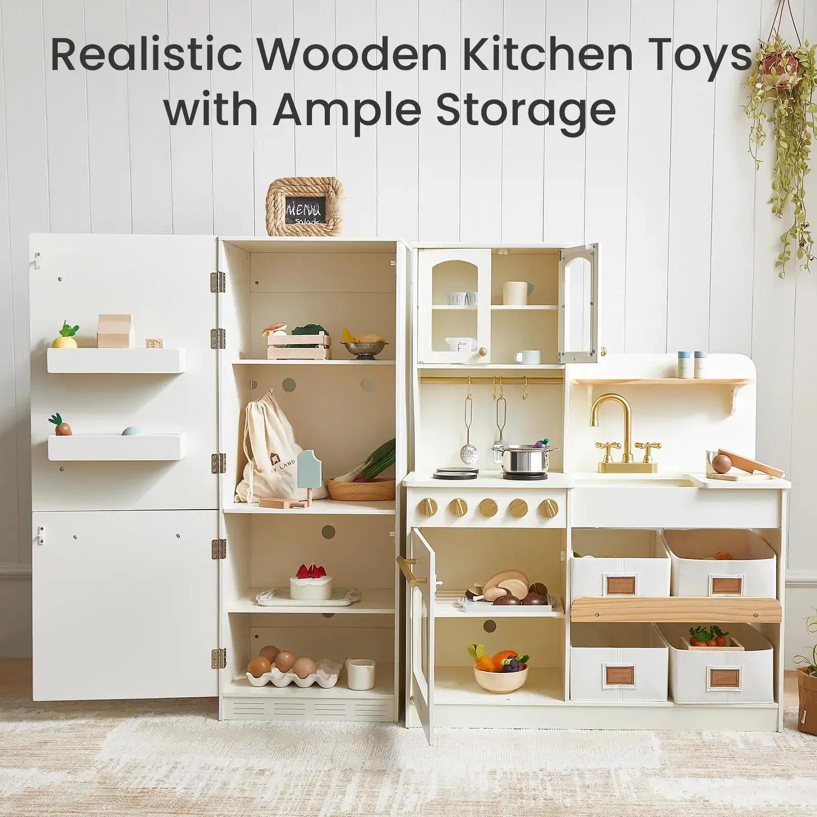 Food-Filled Kitchen Gift Set:Storage Kitchen & Fridge & Organic Food Collection - Image 11