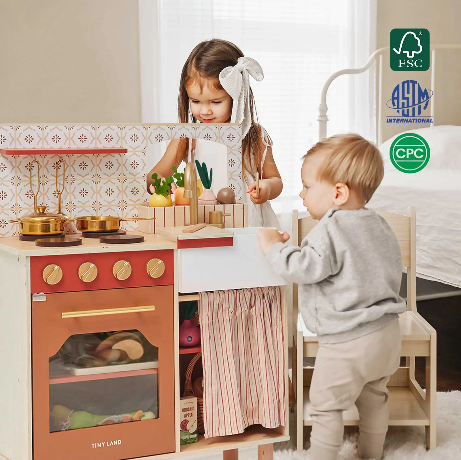 Tiny Land® Mediterranean Play Kitchen - Image 12