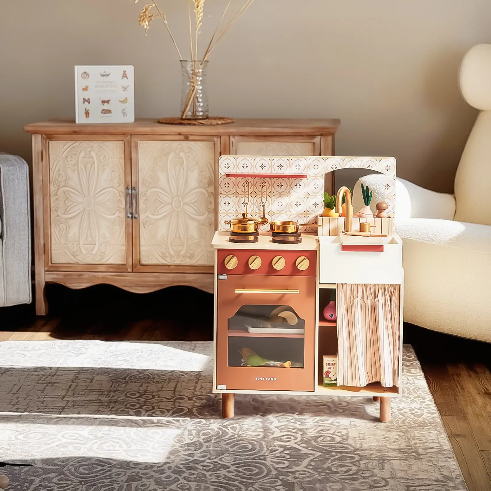 Tiny Land® Mediterranean Play Kitchen - Image 3