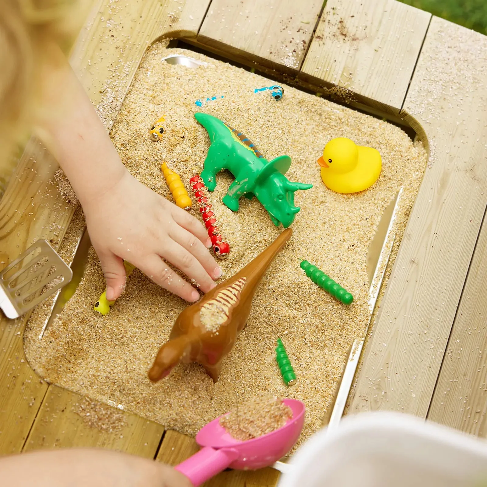 Tiny Land® Mud Kitchen - DuoPlay Outdoor Play Kitchen for Kids - Image 5