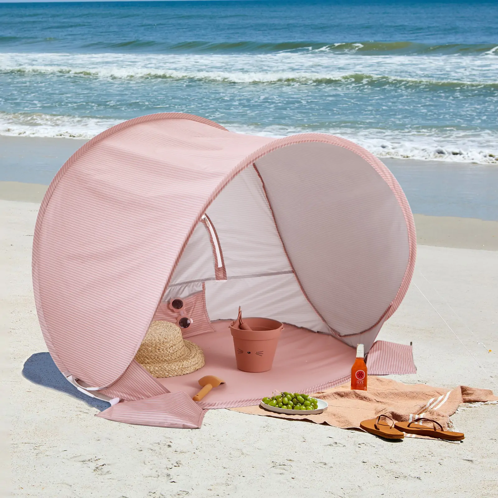 Tiny LandĀ® One-Stop Beach Toy & Tent Set ā Blush Pink - Image 10