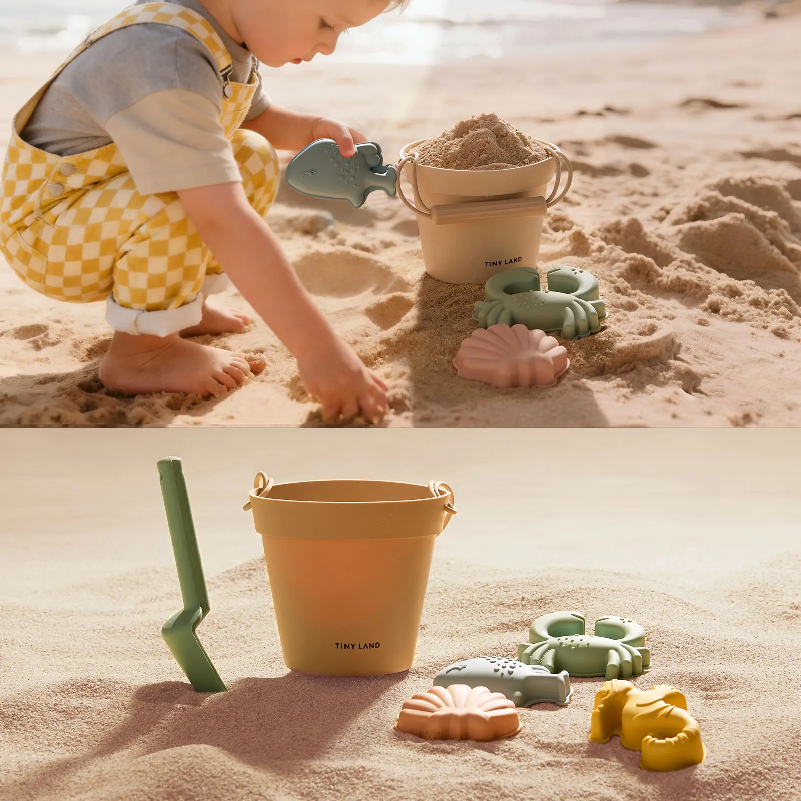 Tiny LandĀ® One-Stop Beach Toy & Tent Set ā Blush Pink - Image 11