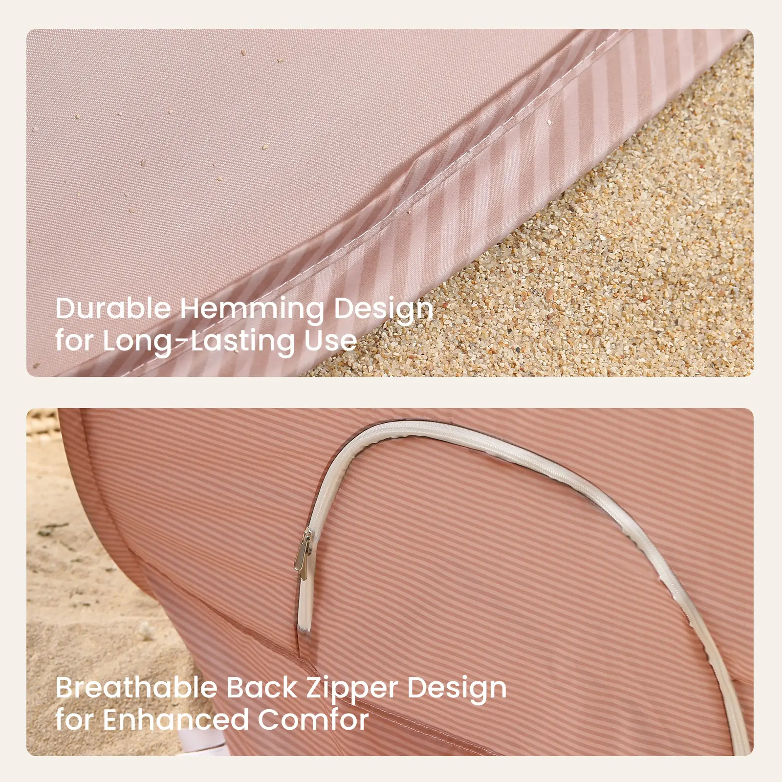 Tiny LandĀ® One-Stop Beach Toy & Tent Set ā Blush Pink - Image 4