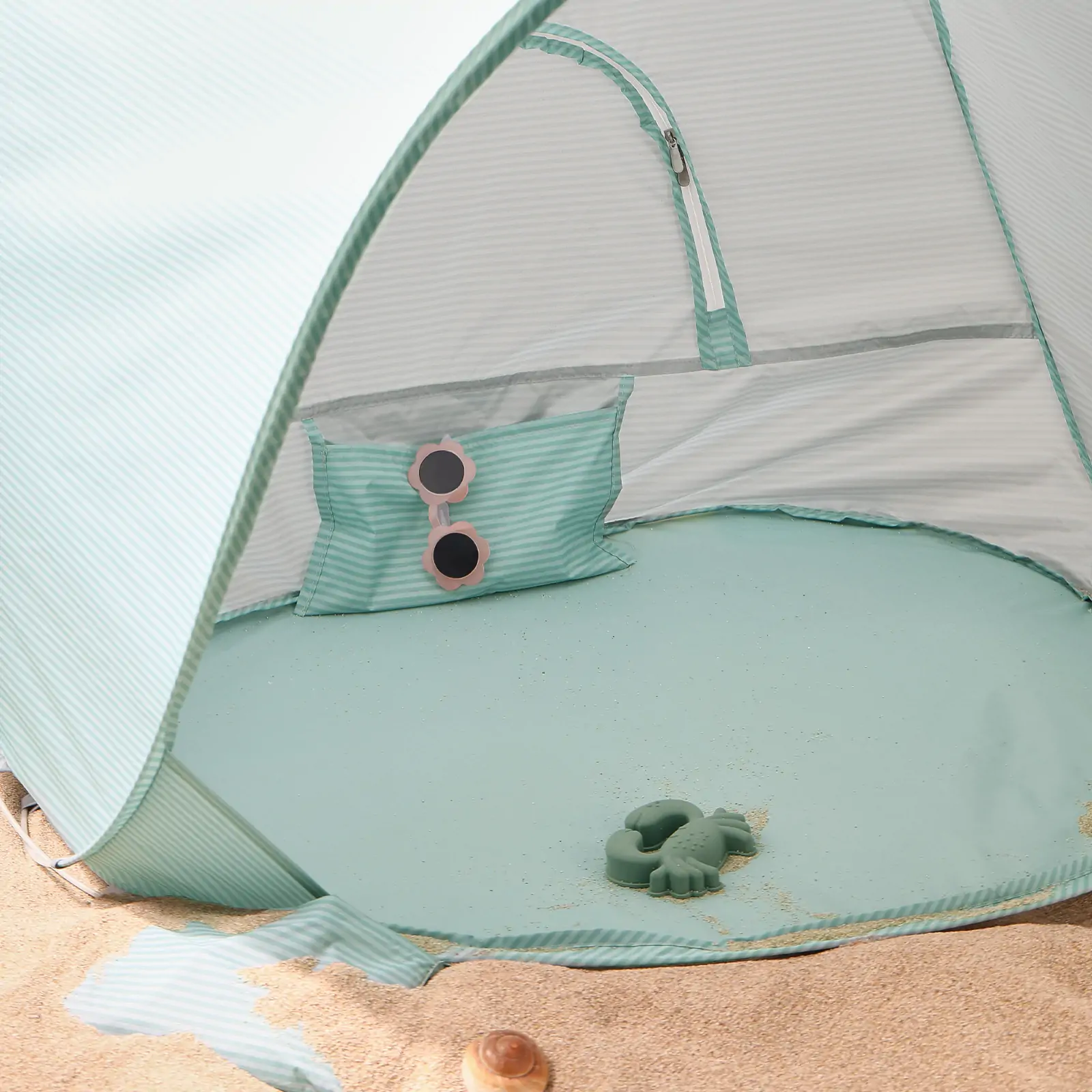 Tiny LandĀ® One-Stop Beach Toy & Tent Set ā Sea Blue - Image 17