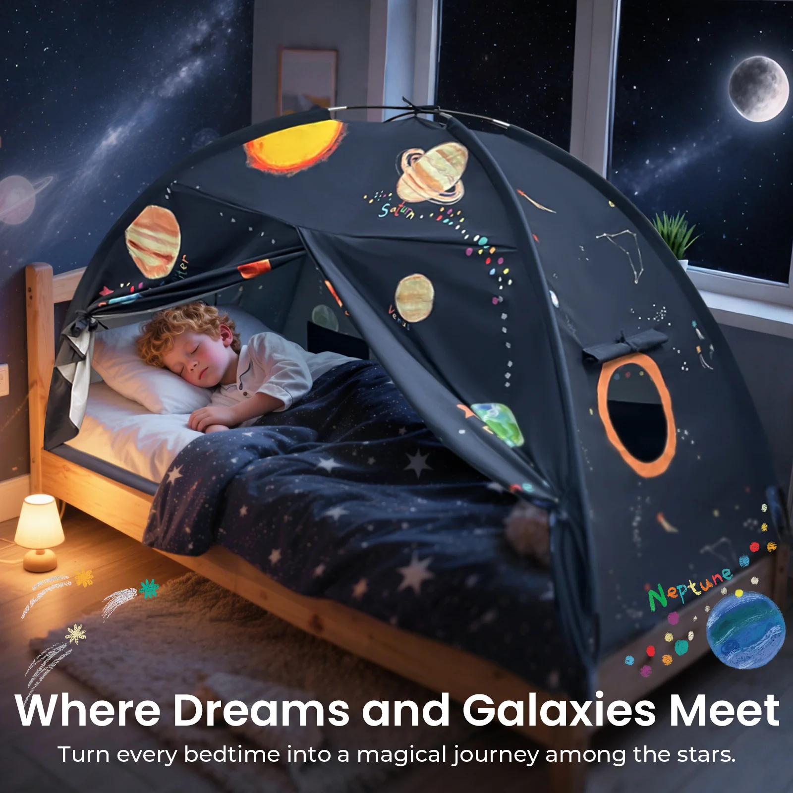 Tiny Land® SpaceNest Bed Tent - Image 4
