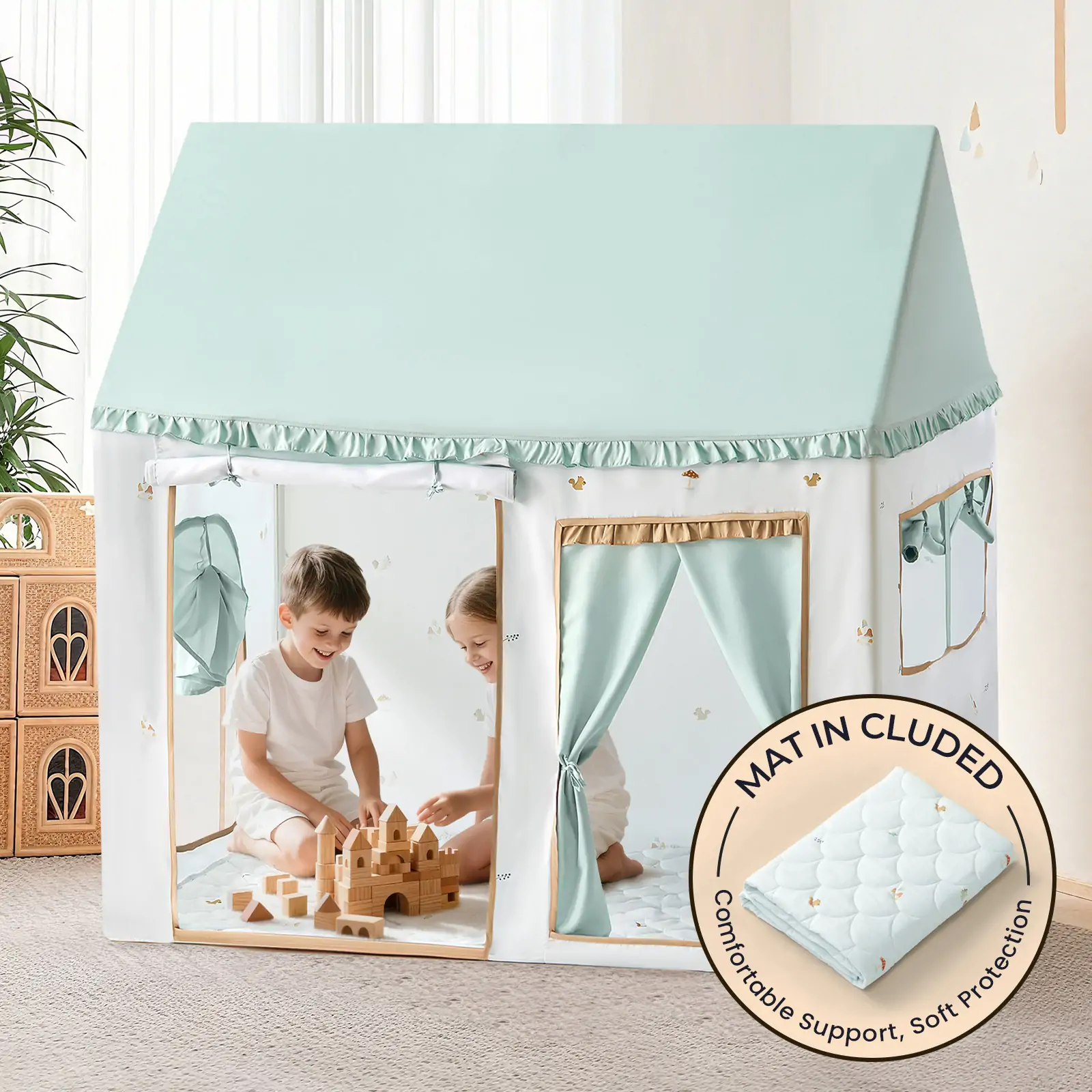 Tiny Land® Sweet Woodland Kids Play Tent - Image 3