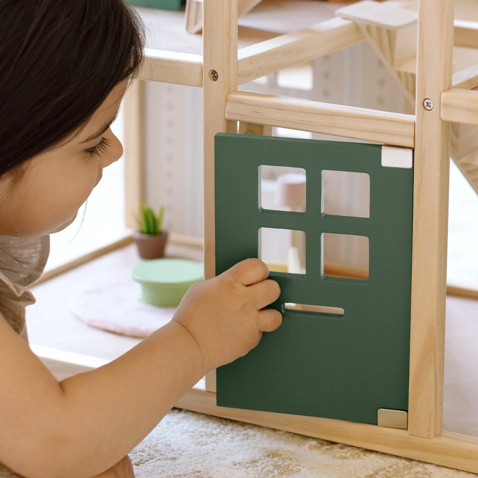 Tiny LandĀ® Sweetwood Evergreen Dollhouse without Dolls - Image 8