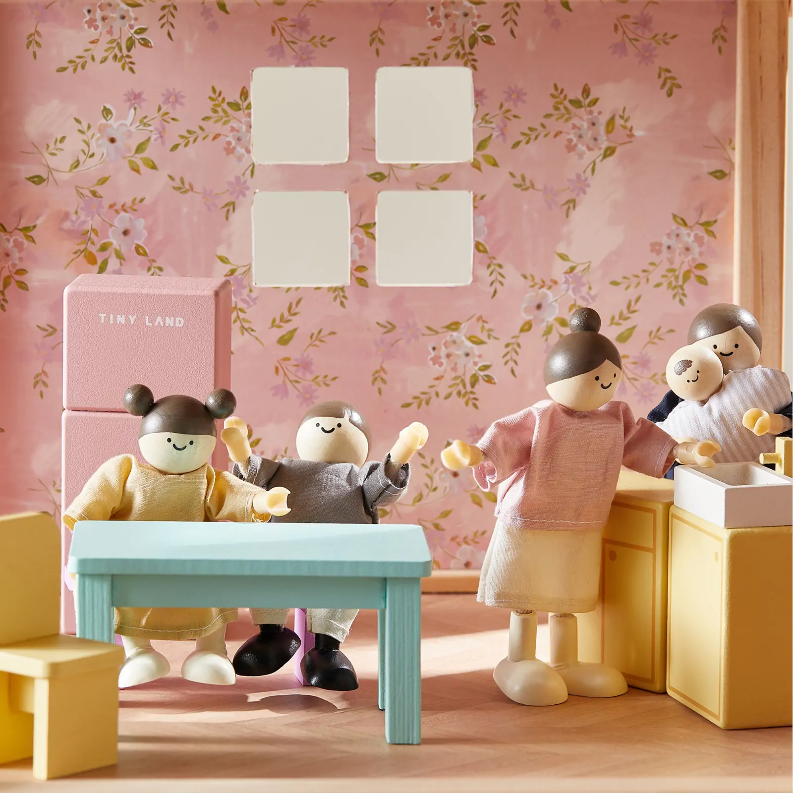 Tiny LandĀ® Sweetwood Unicorn Dollhouse & Wooden Dollhouse Dolls - Image 5