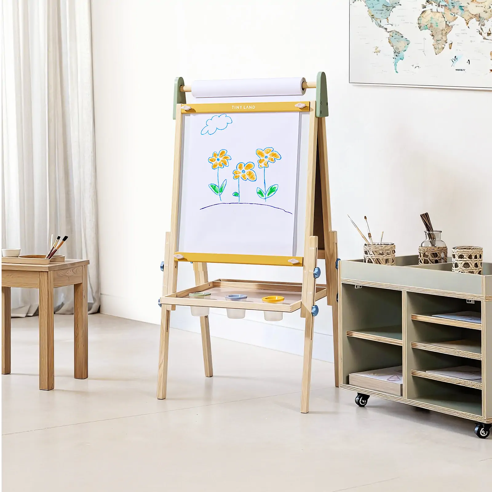Tiny LandĀ® 3-in-1 Art Easel for Kids - Morandi - Image 7