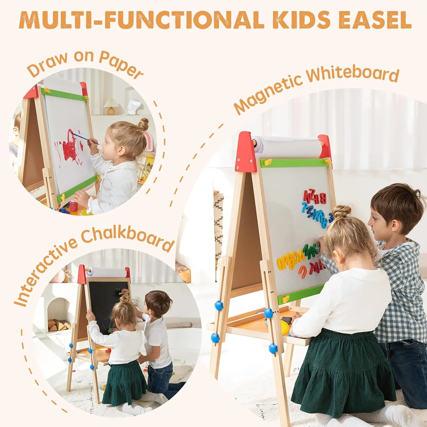 Tiny LandĀ® 3-in-1 Art Easel for Kids - Image 6