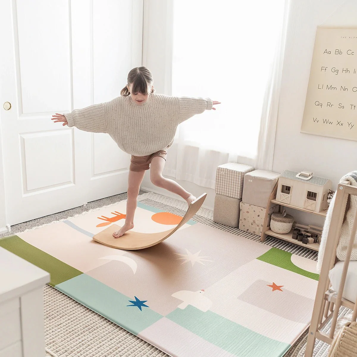 Tiny Land® Double-Sided Baby Playmat Forest Track Wonder - Image 10