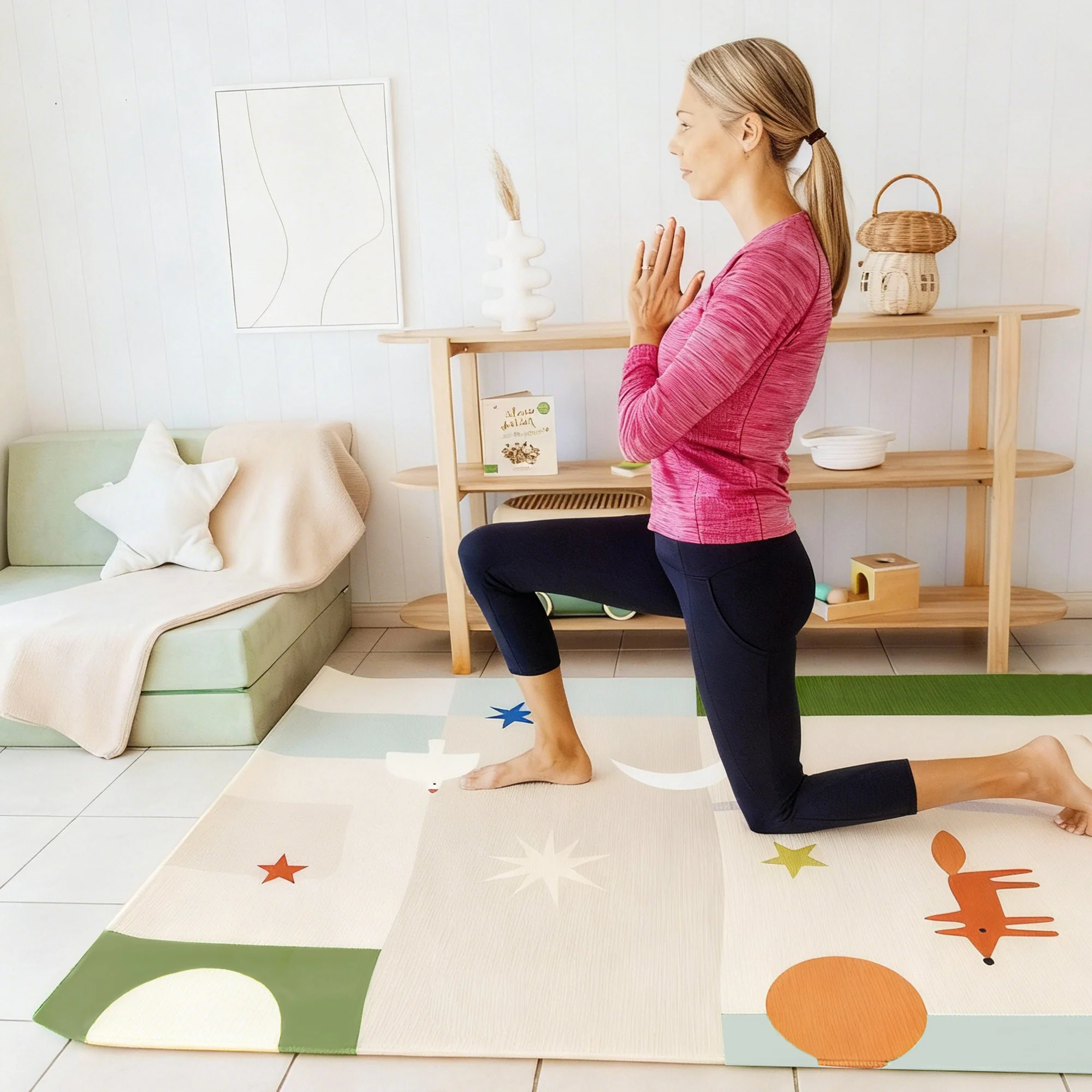 Tiny Land® Double-Sided Baby Playmat Forest Track Wonder - Image 9