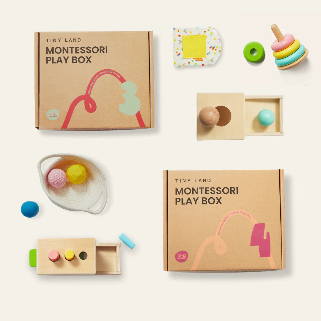 Tiny Land® Montessori Early Skills Baby Set(7–12 months) - Image 7